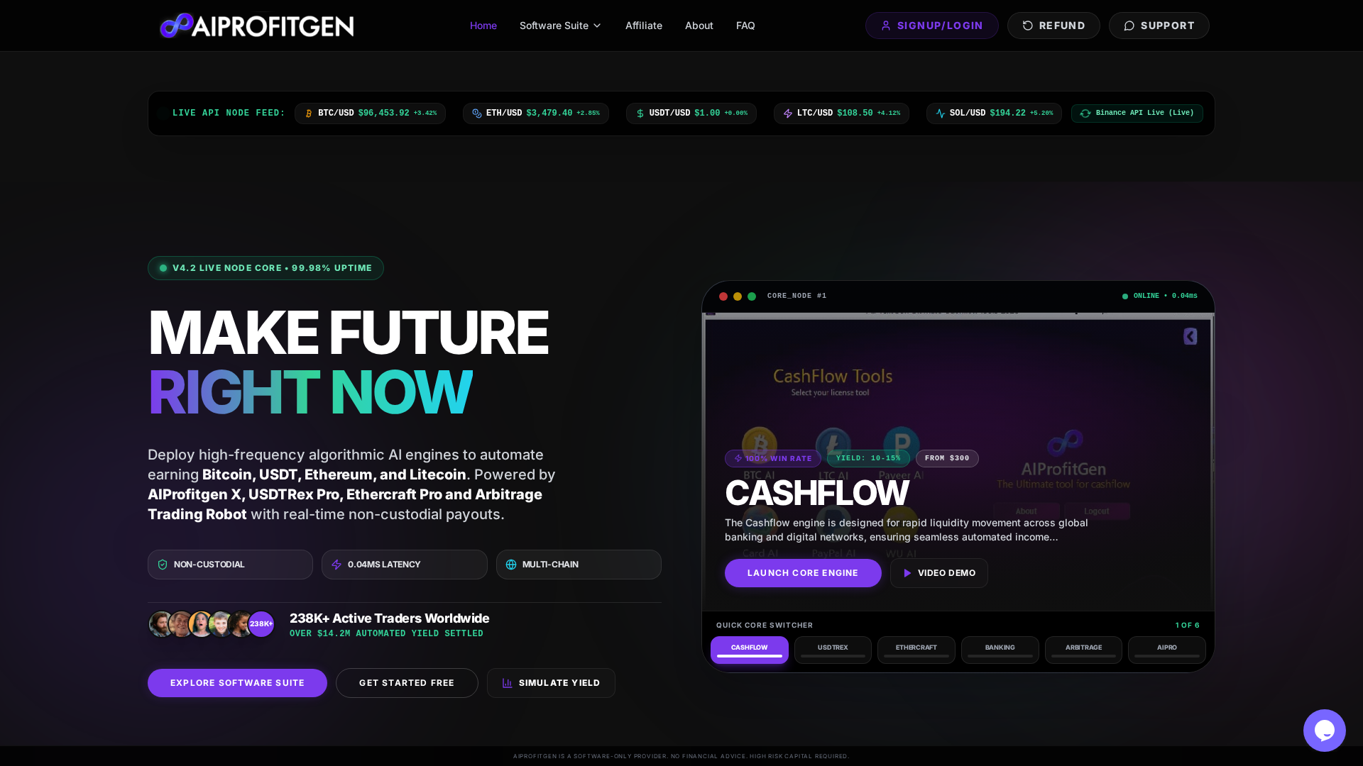 Screenshot of aiprofitgen.com