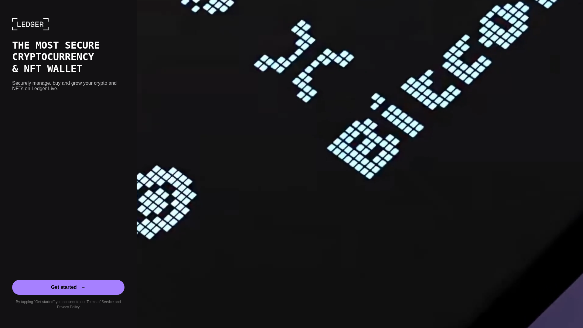 Screenshot of ledger-wallet.co