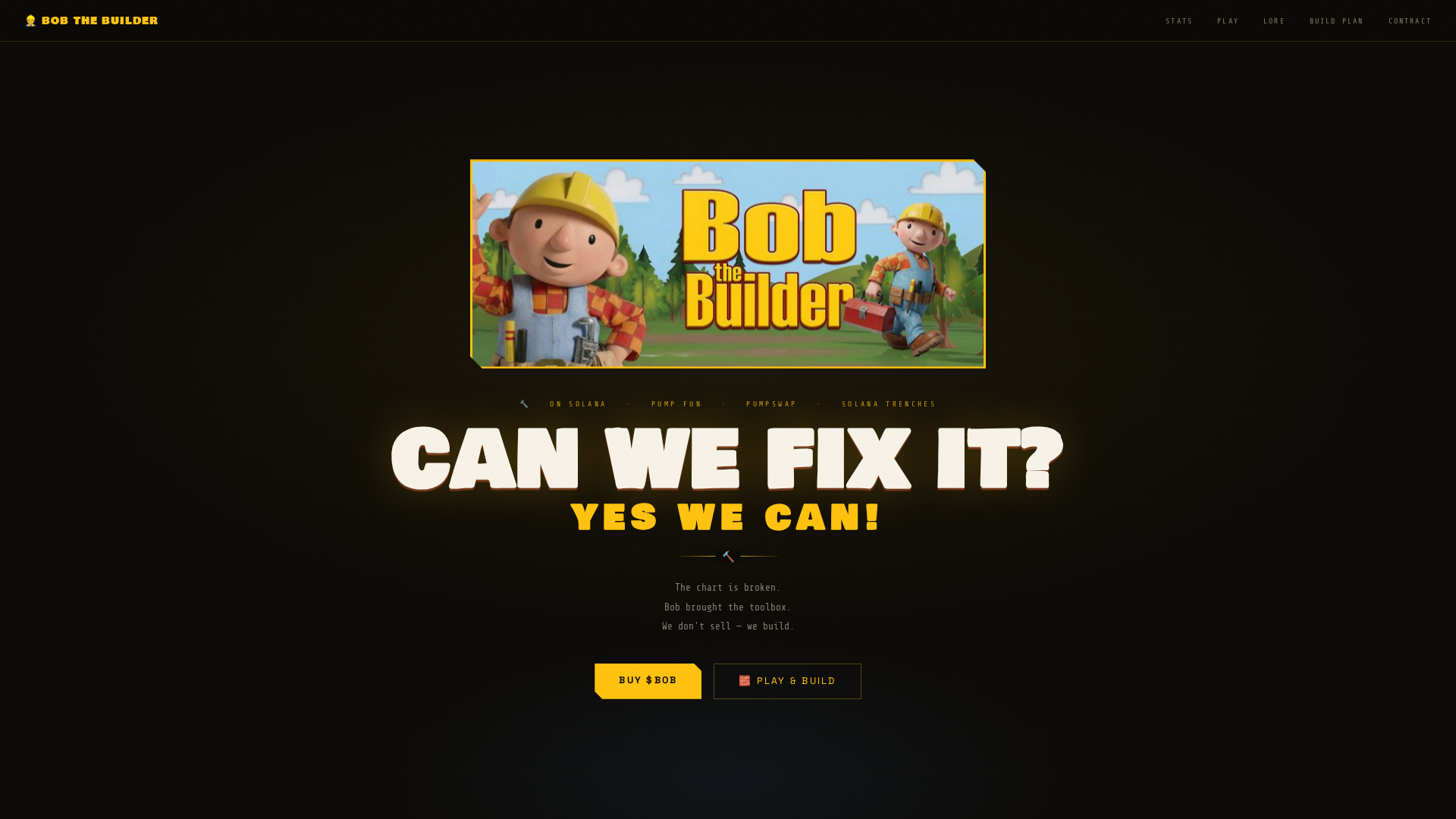 Screenshot of bob-the-builder.xyz