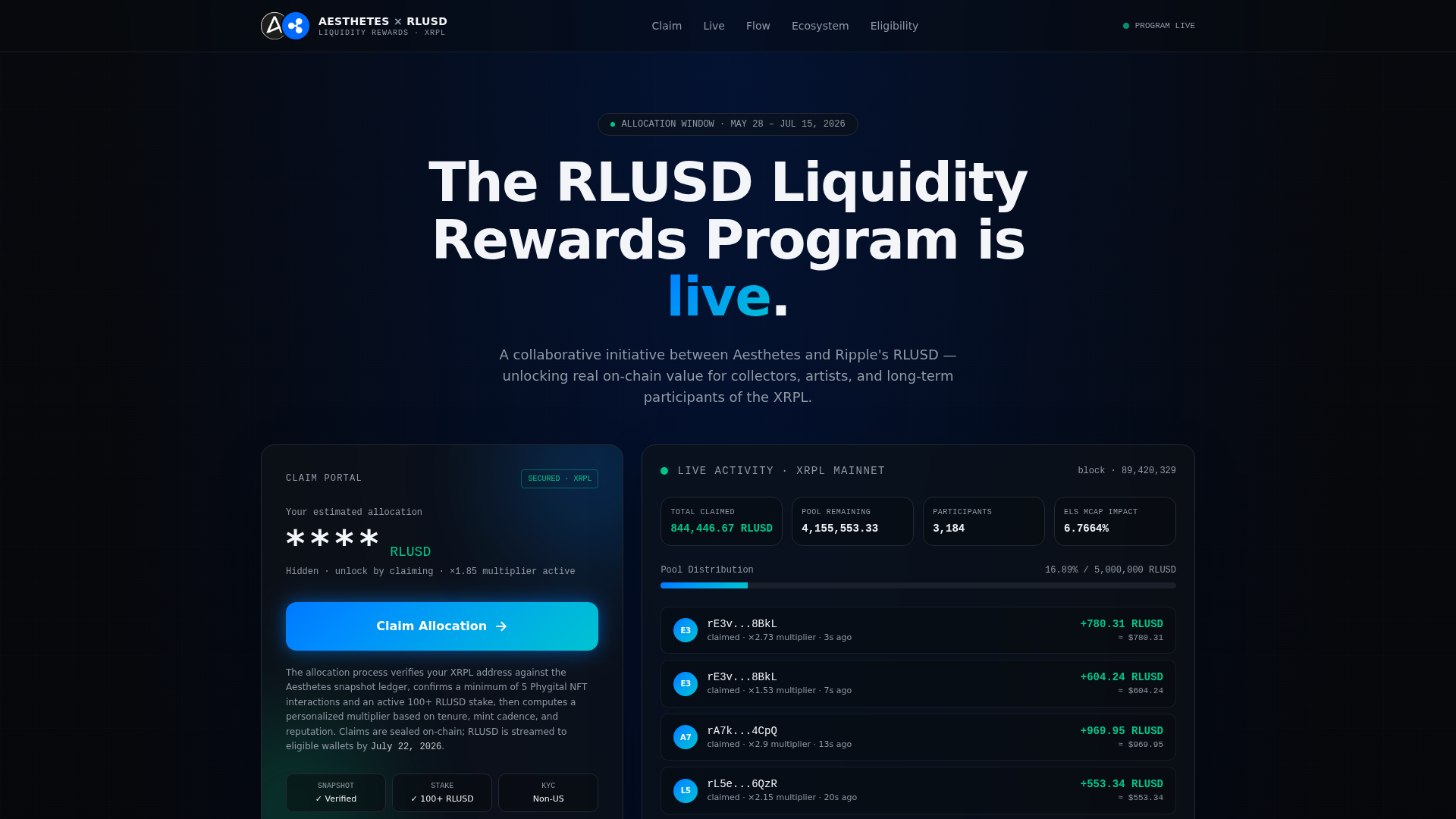 Screenshot of aesthetesrlusd.com