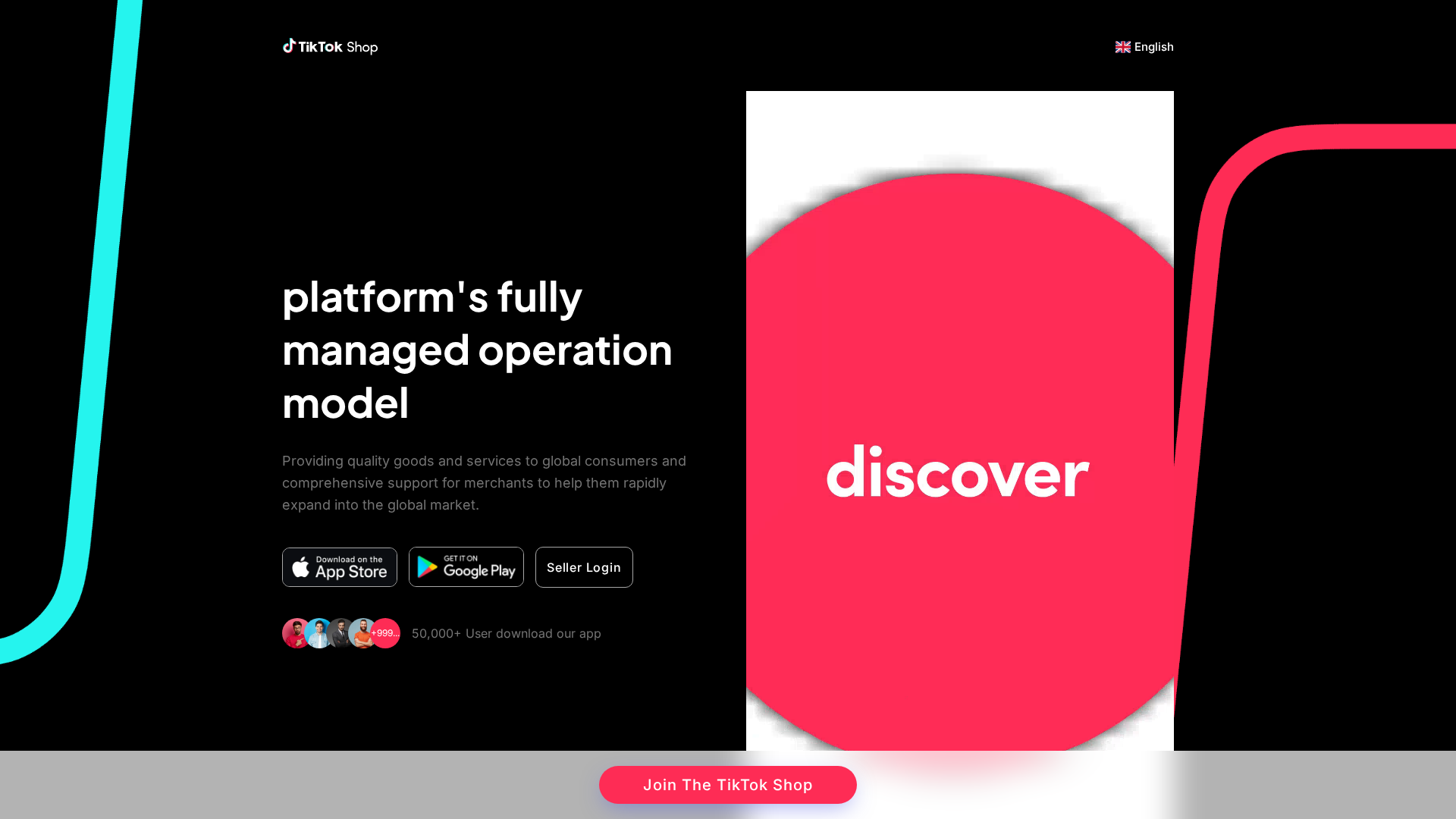 Screenshot of www.tiktok-shop.vip