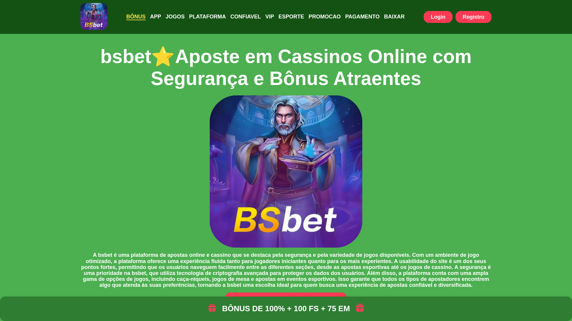 Screenshot of bsbet-top.com