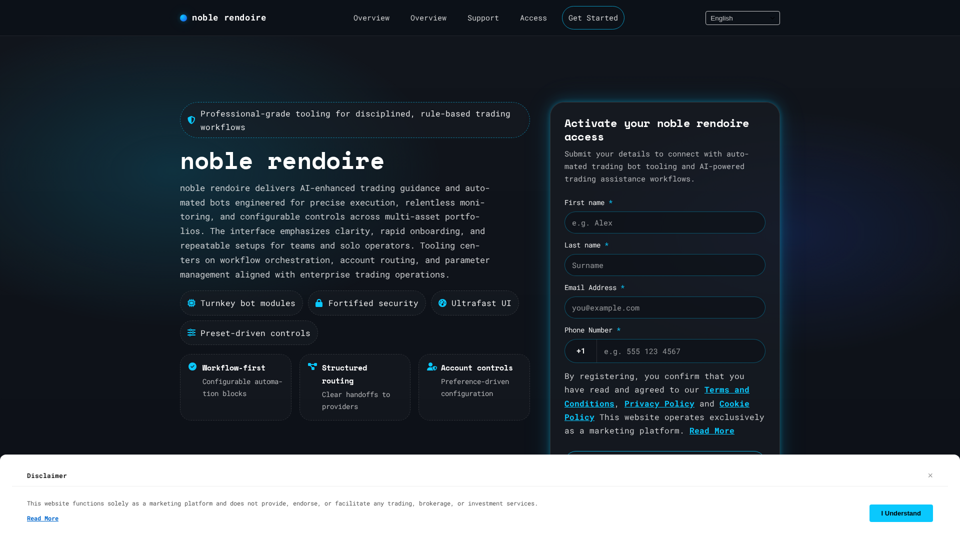 Screenshot of noblerendoire.digital