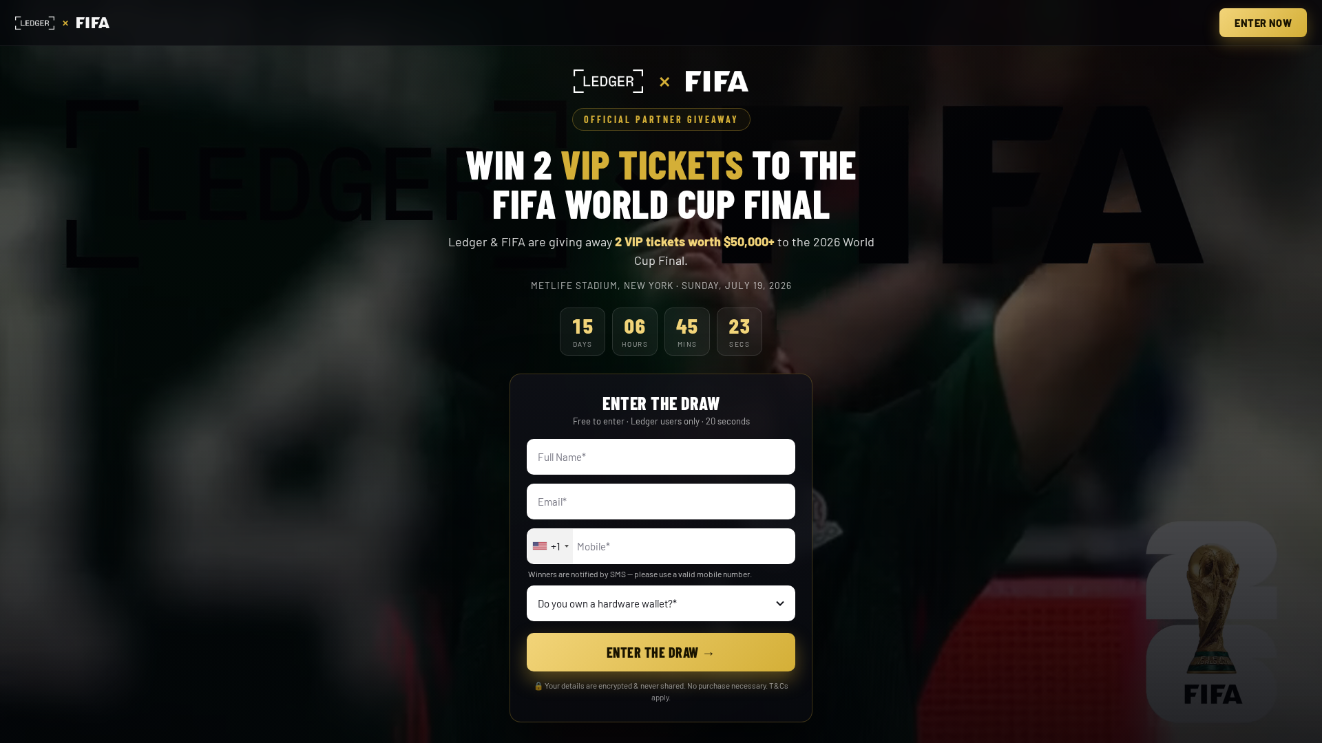Screenshot of www.fifaworldcupgiveaway.com
