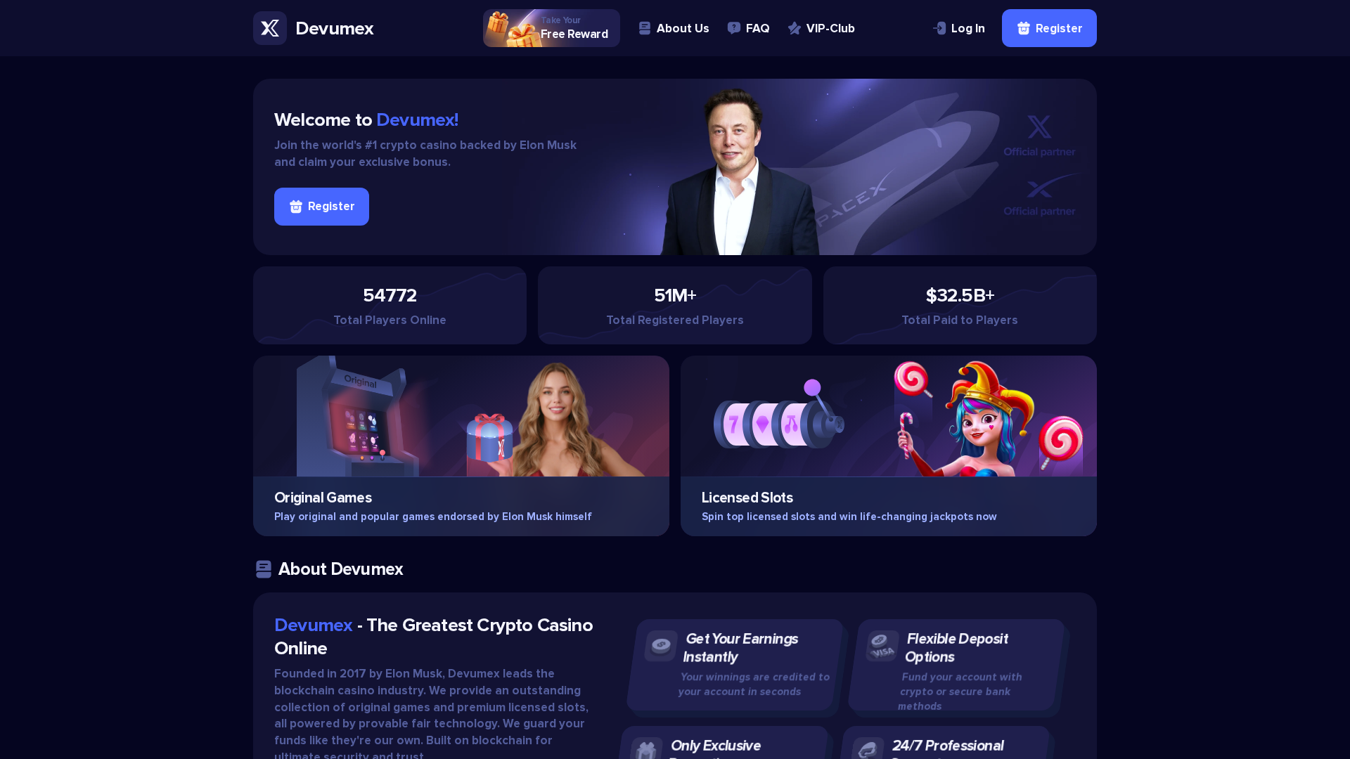 Screenshot of devumex.com