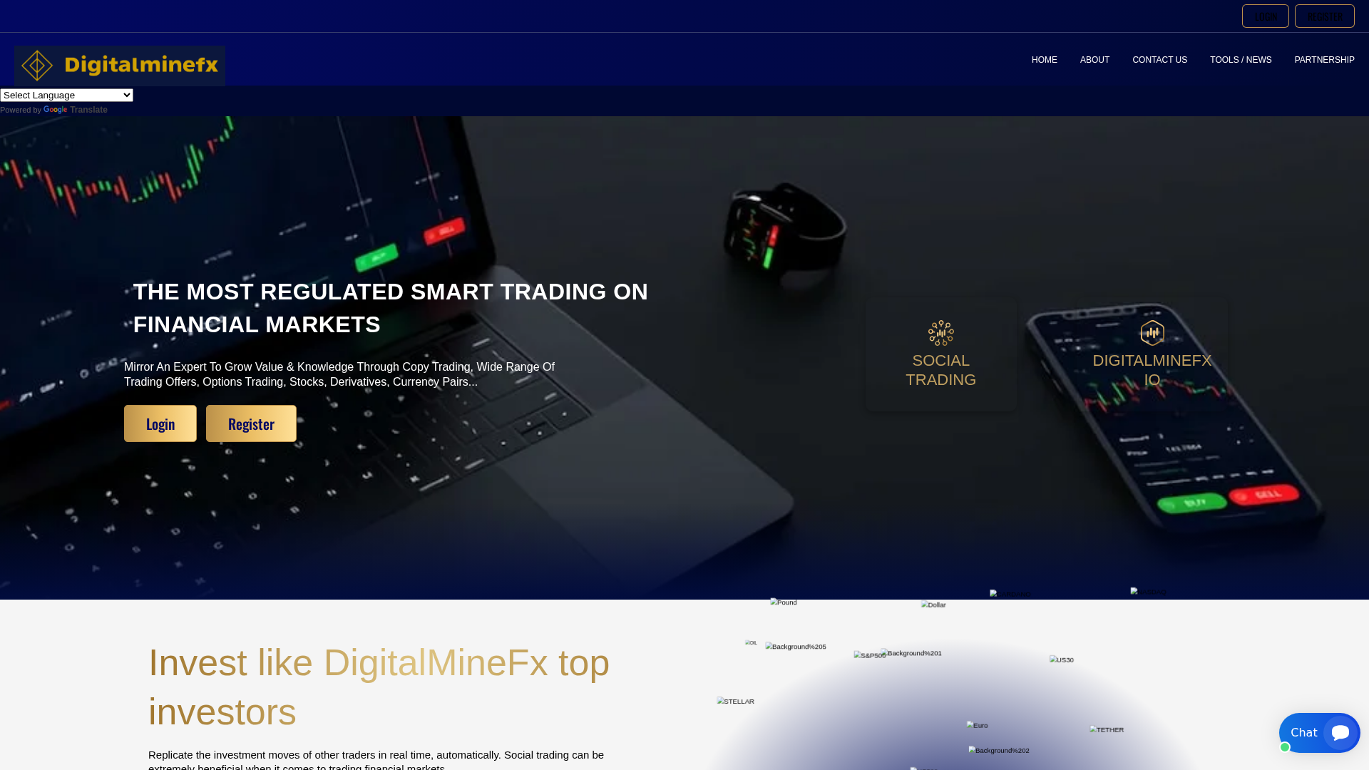 Screenshot of digitalminefx.info