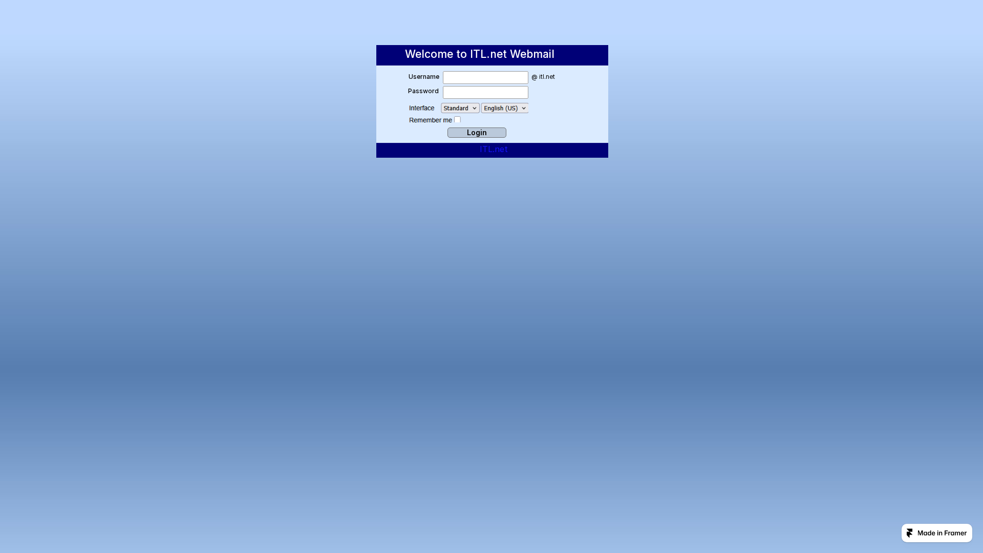 Screenshot of itlsupportcom.framer.website