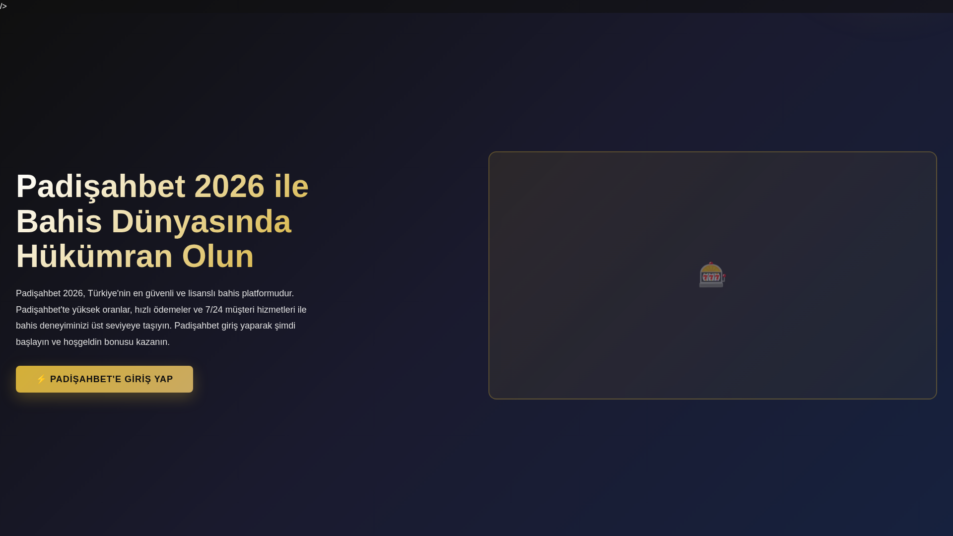 Screenshot of tr.padisahbetgunceladres.xyz