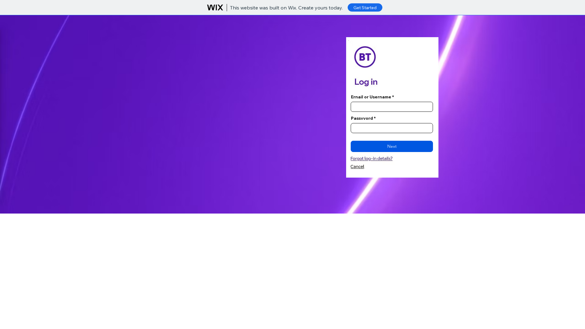 Screenshot of bernardrnills.wixsite.com
