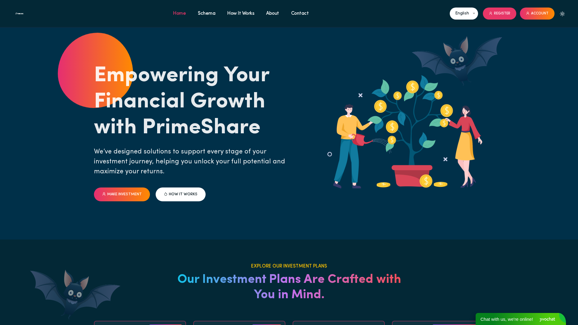 Screenshot of prime-share.com