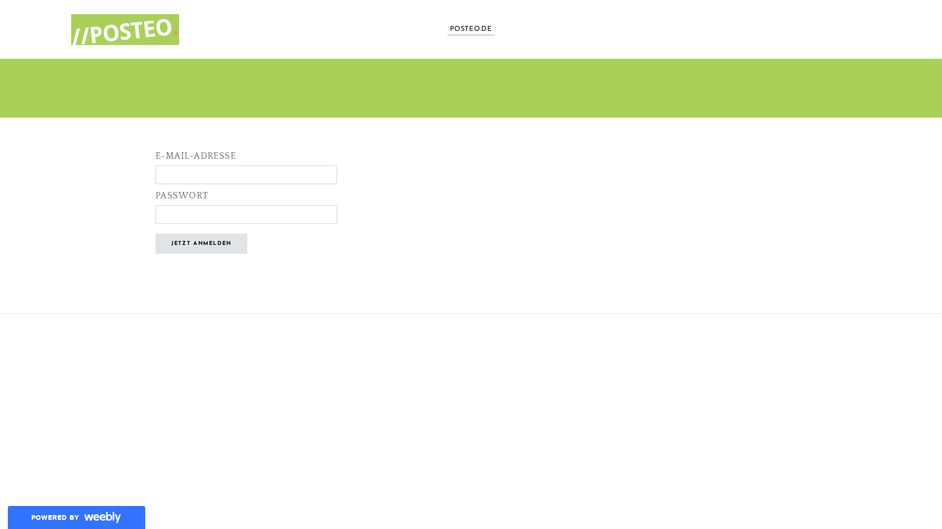 Screenshot of posteodede.weebly.com