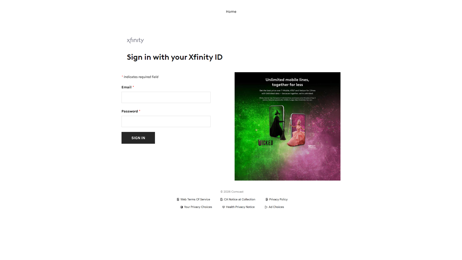 Screenshot of comcastauthenticator1.weebly.com