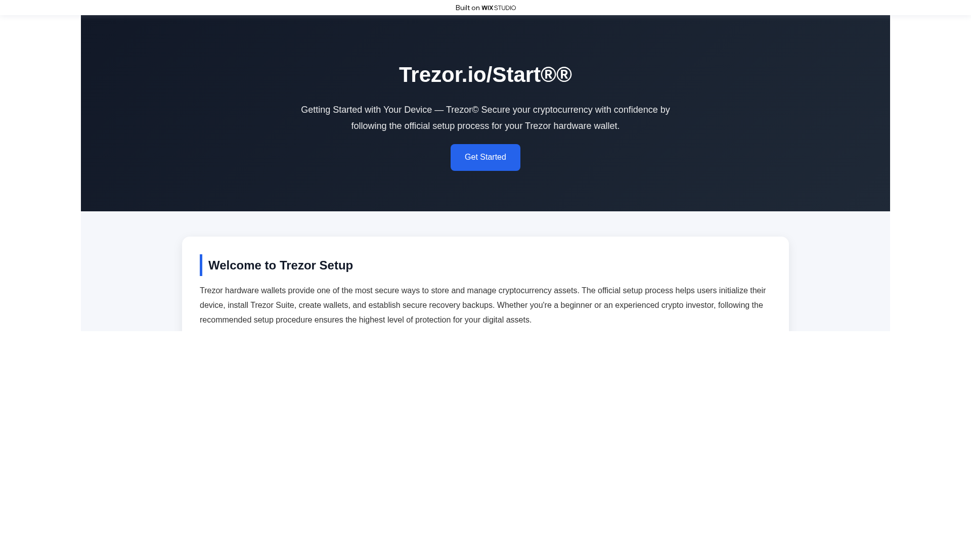 Screenshot of apps-starts-trexion.wixstudio.com