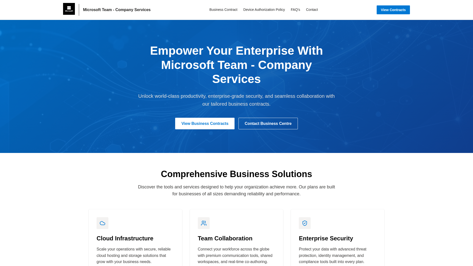 Screenshot of microsoftteamservice.org