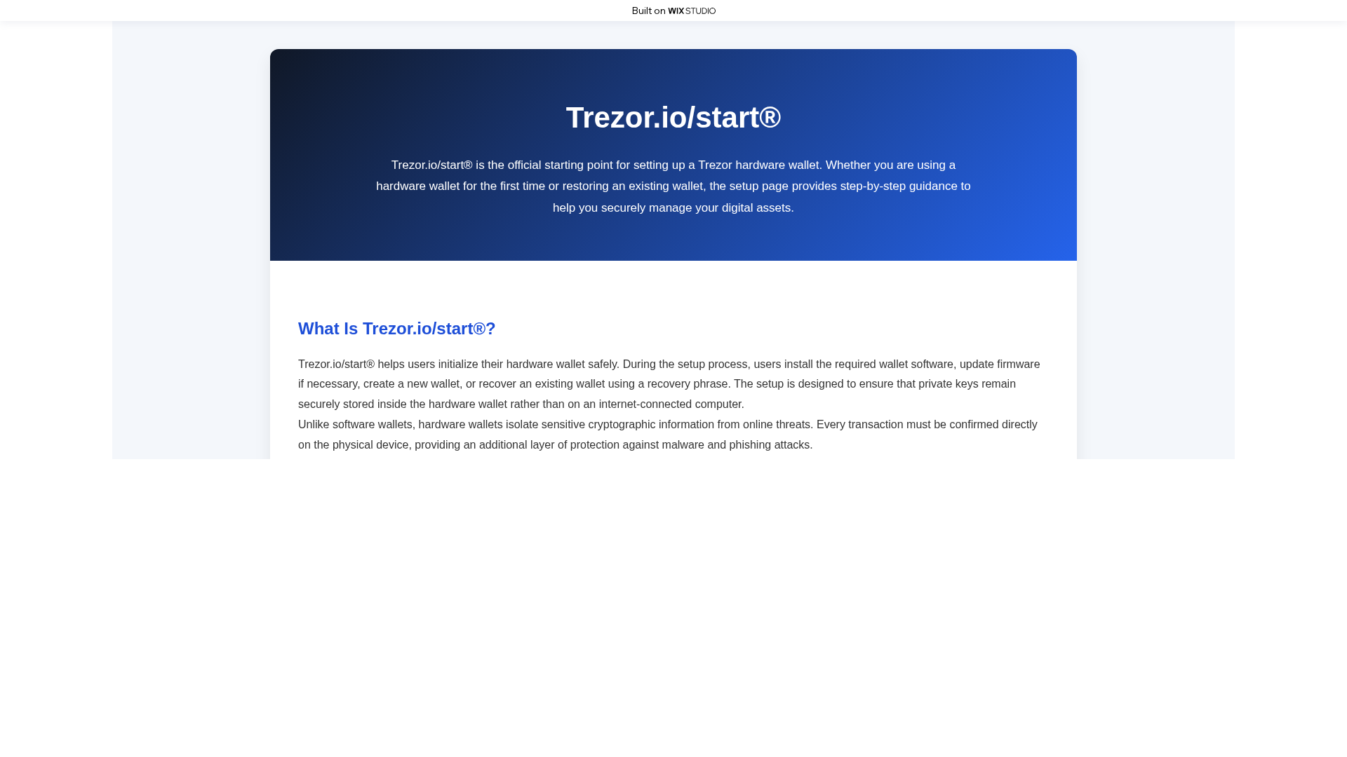 Screenshot of getstarted-base.wixstudio.com