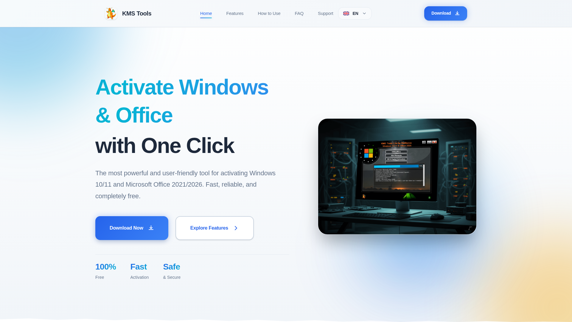 Screenshot of kms-tools.com