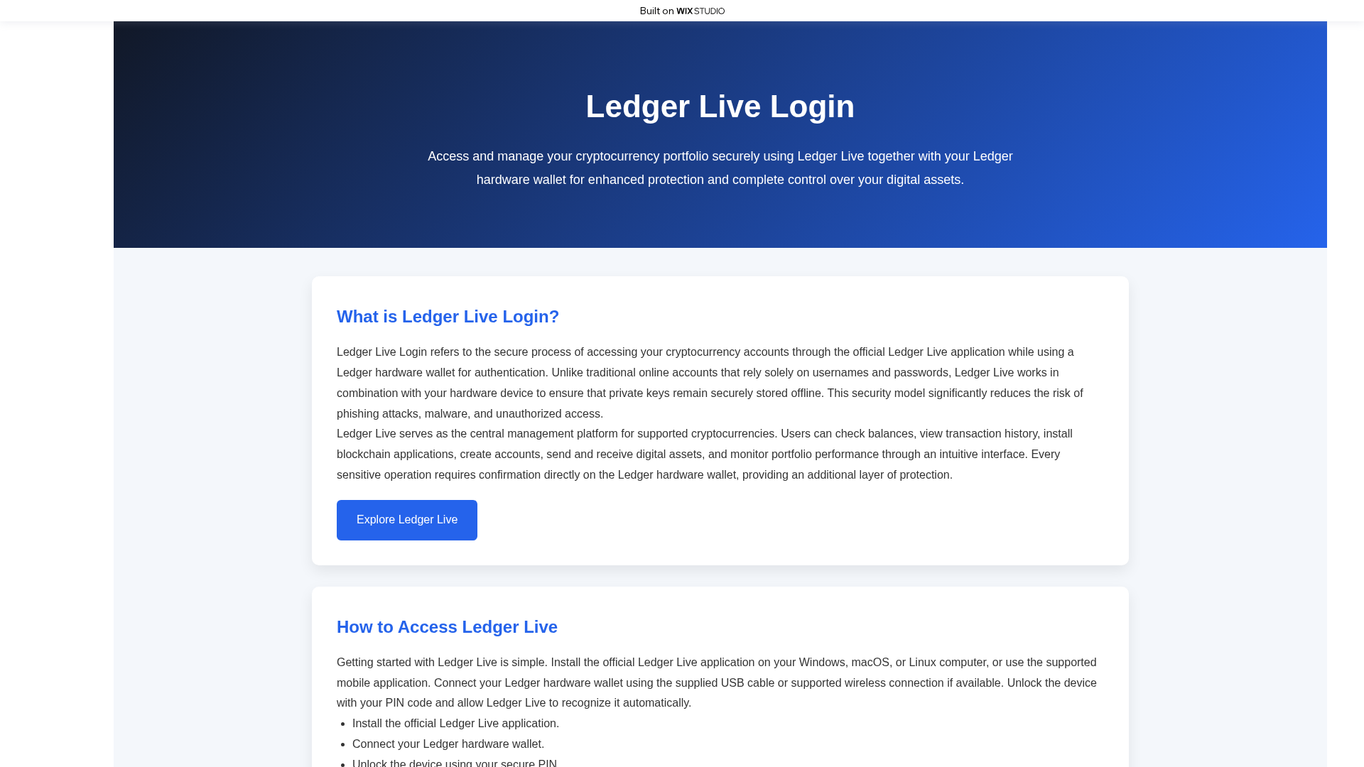 Screenshot of lives-ledagr.wixstudio.com