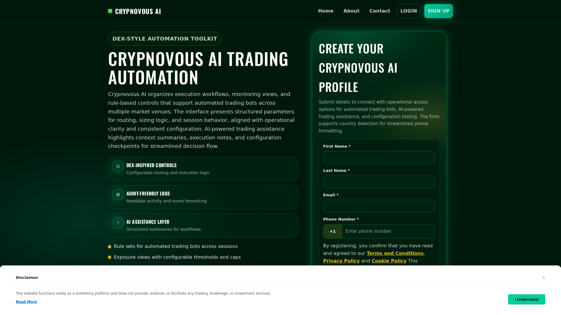 Screenshot of crypnovousai.com
