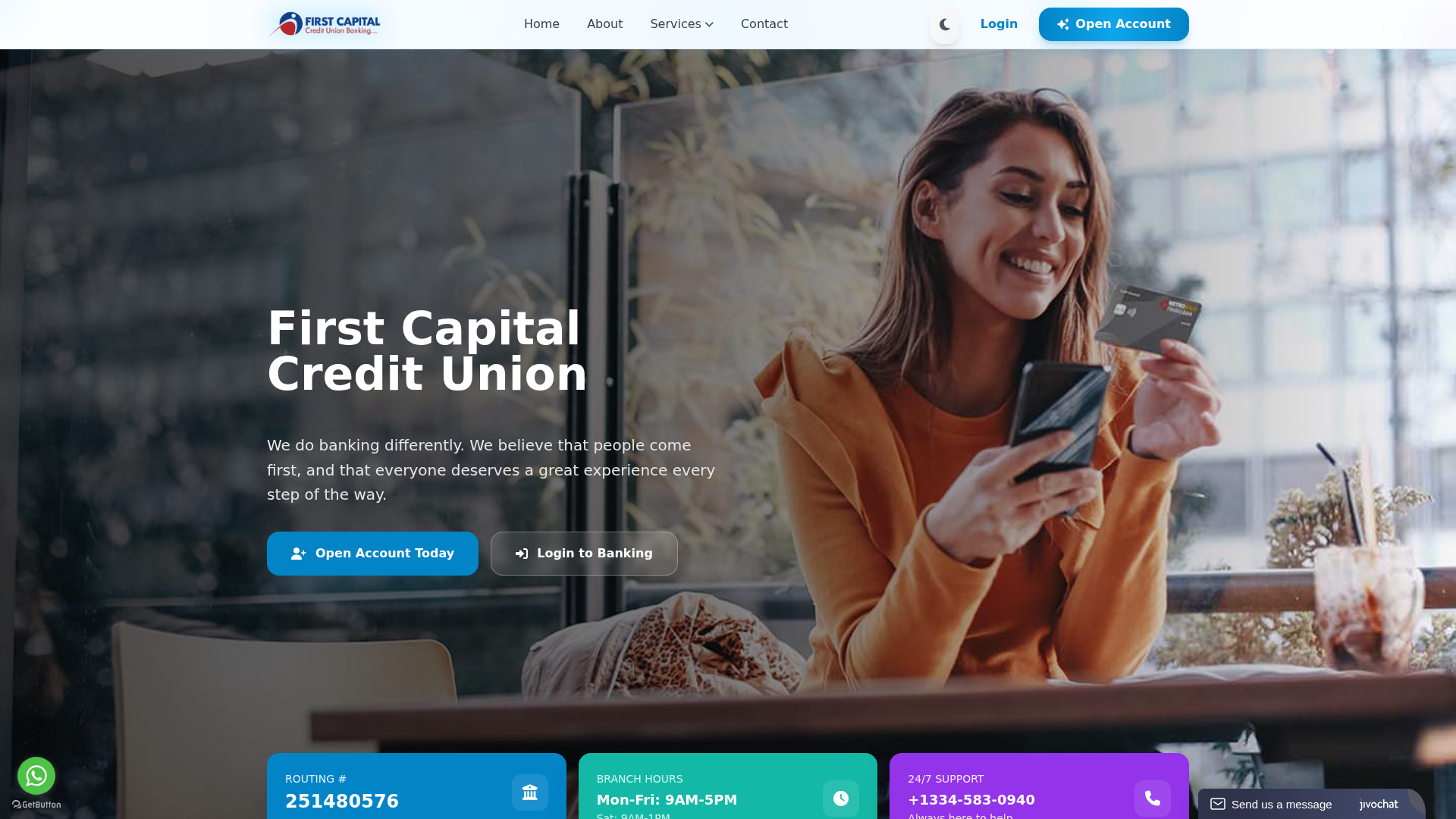 Screenshot of firstcapitalcreditunion.doprem.com