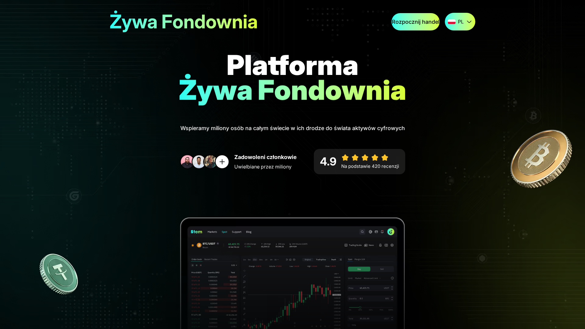 Screenshot of zywa-fondownia.com