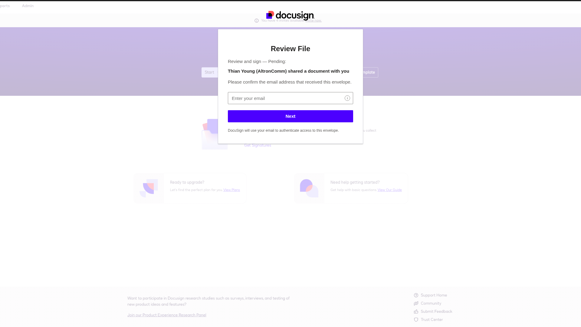 Screenshot of docusign-altroncommunications.webflow.io