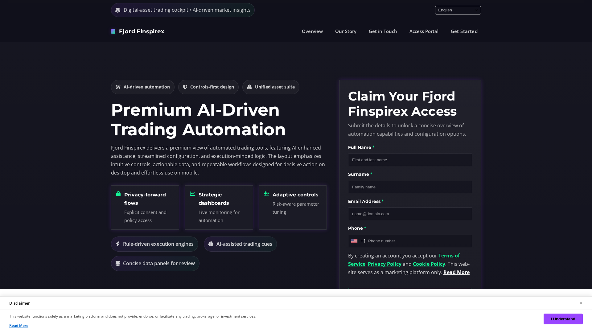 Screenshot of fjordfinspirex-system.com