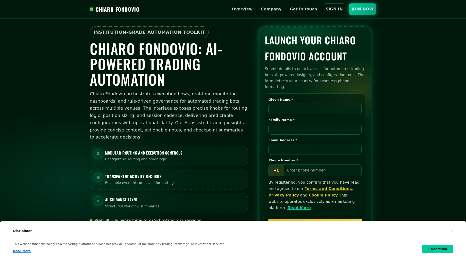 Screenshot of chiarofondovio.digital