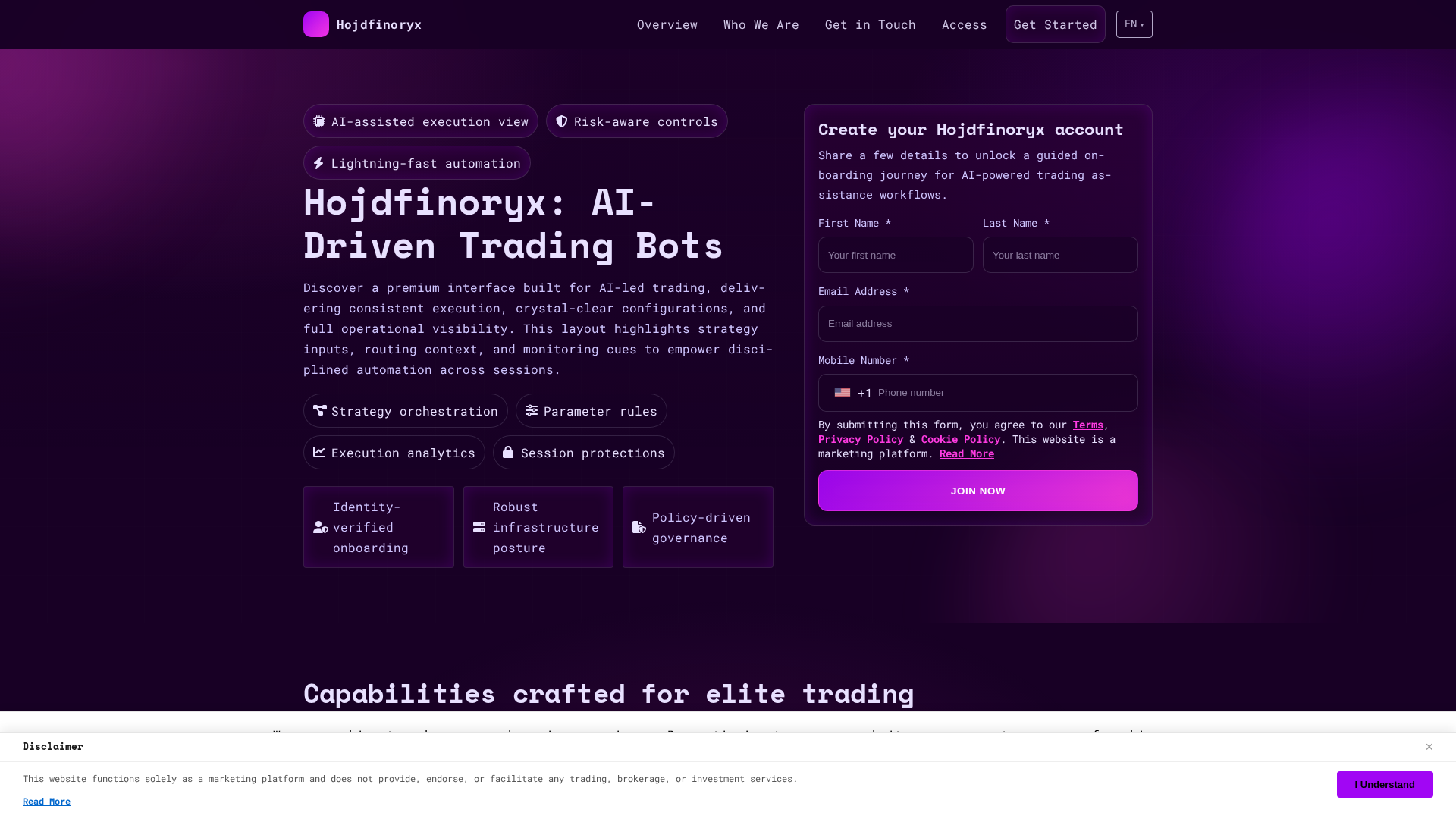 Screenshot of hojdfinoryx.digital