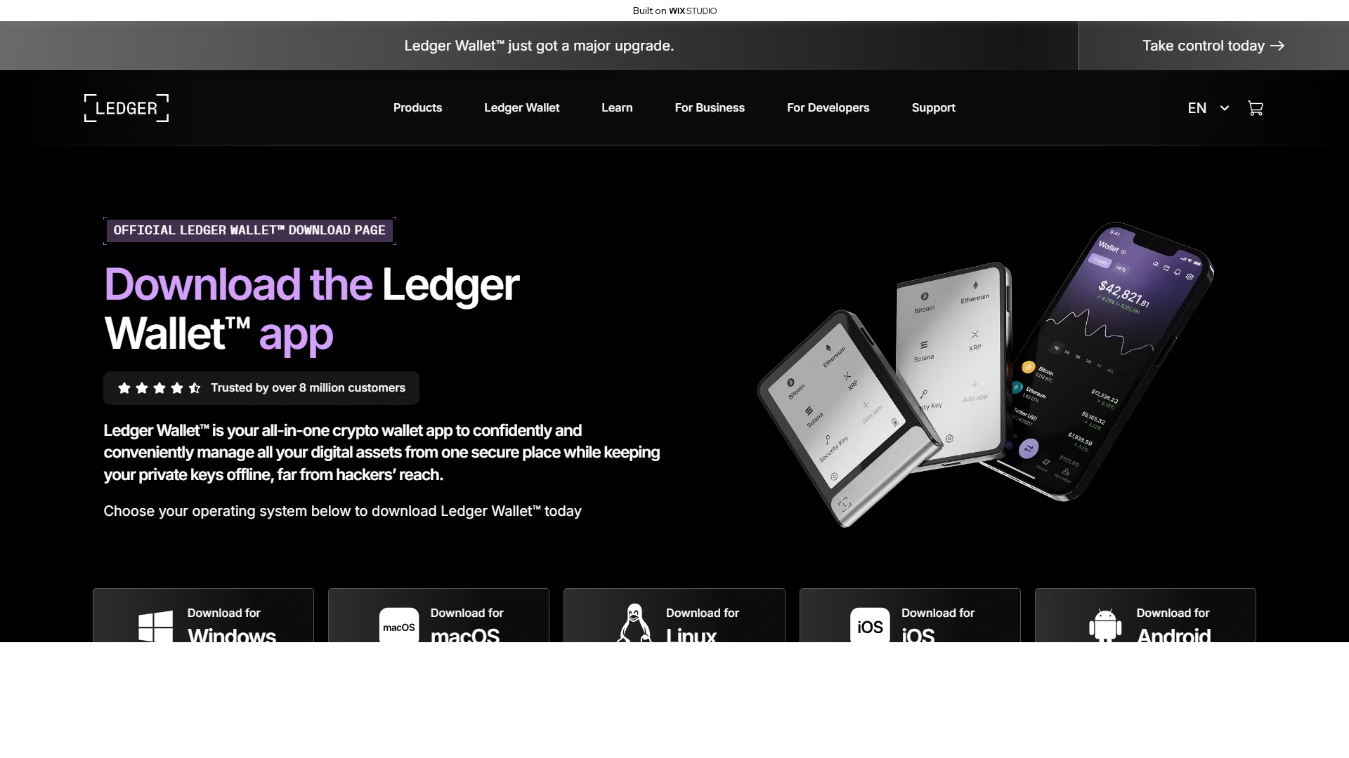 Screenshot of en-ledgrcdn.wixstudio.com