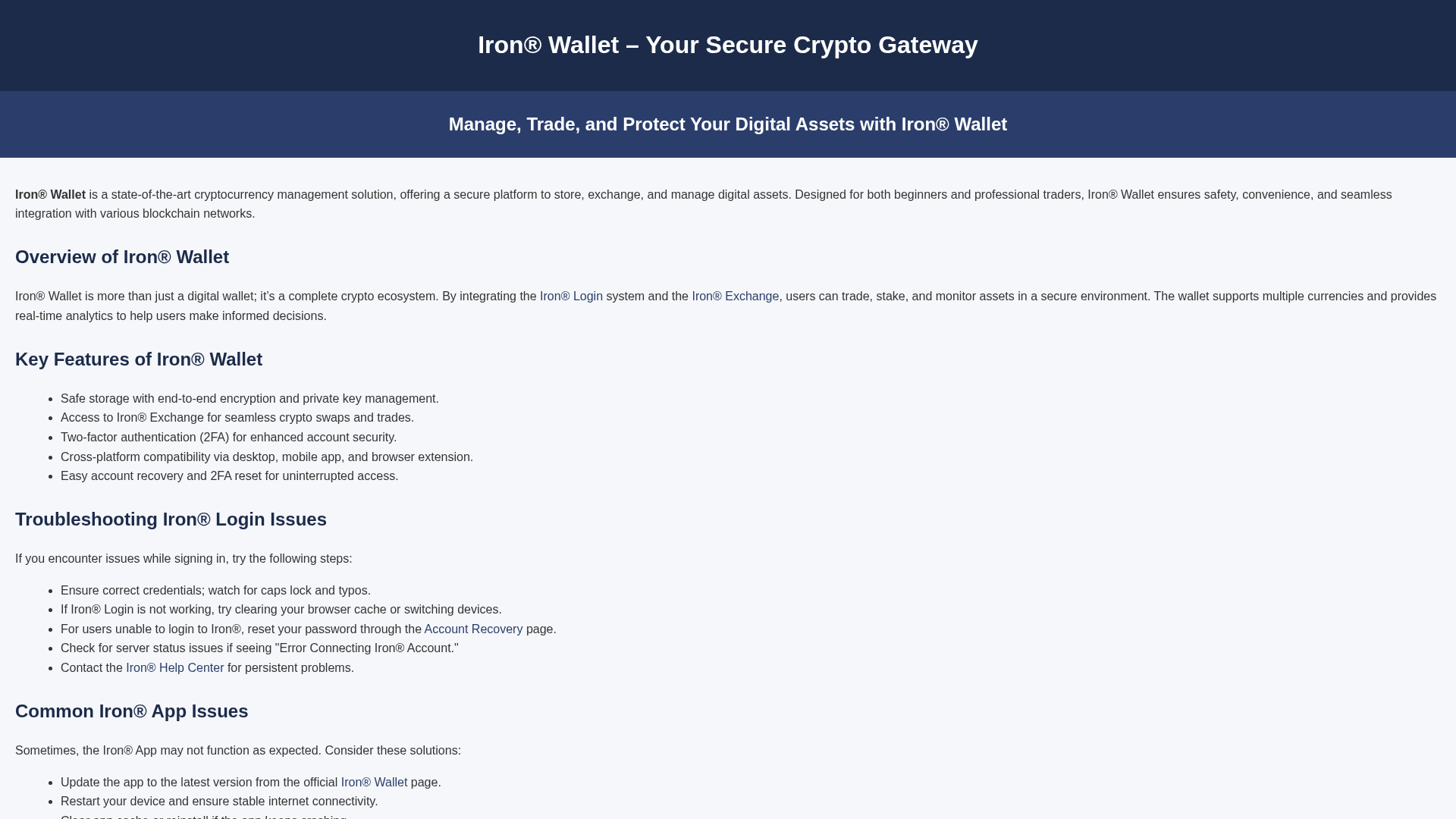 Screenshot of iroon-wallet-account.pages.dev