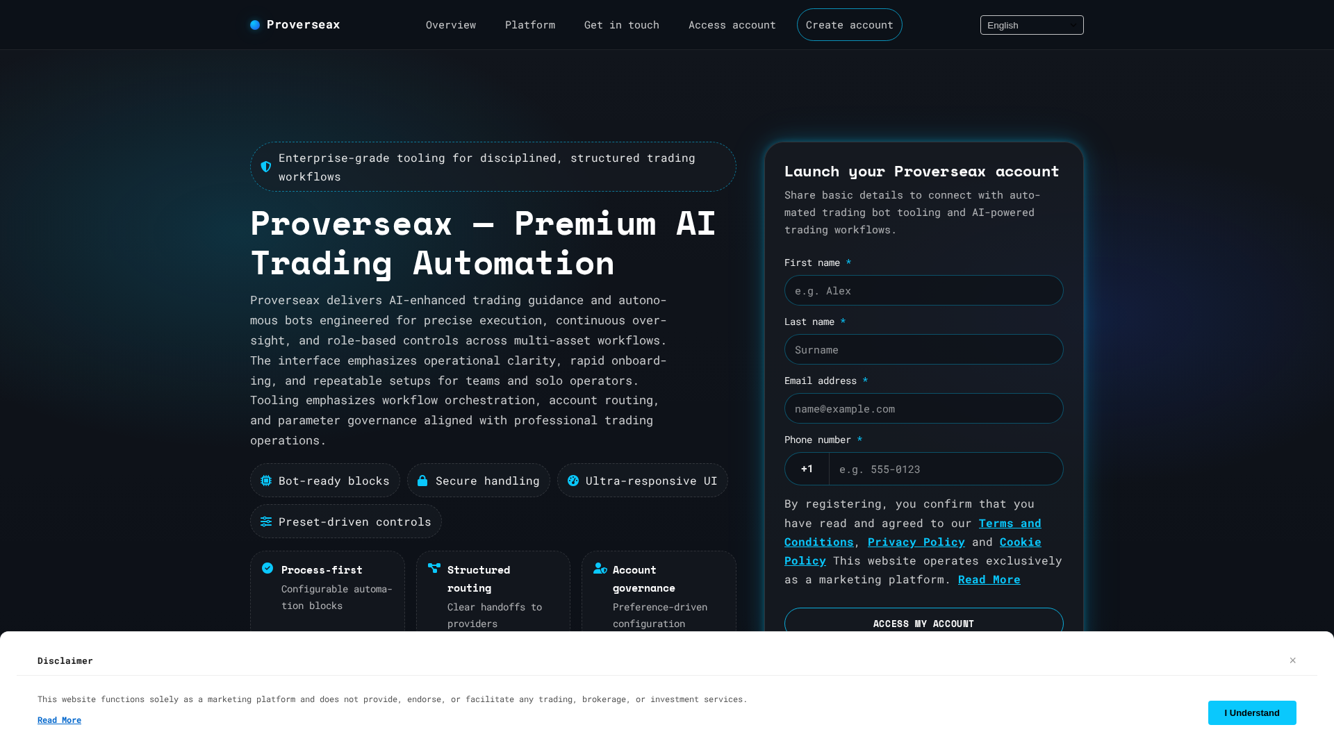 Screenshot of proverseax.pro
