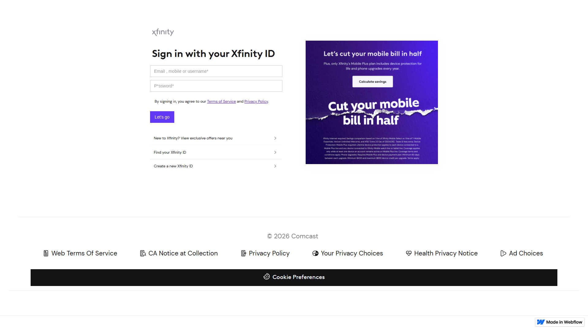 Screenshot of l0ginxftjtjtjupdatetjtj969200ne9tj.webflow.io