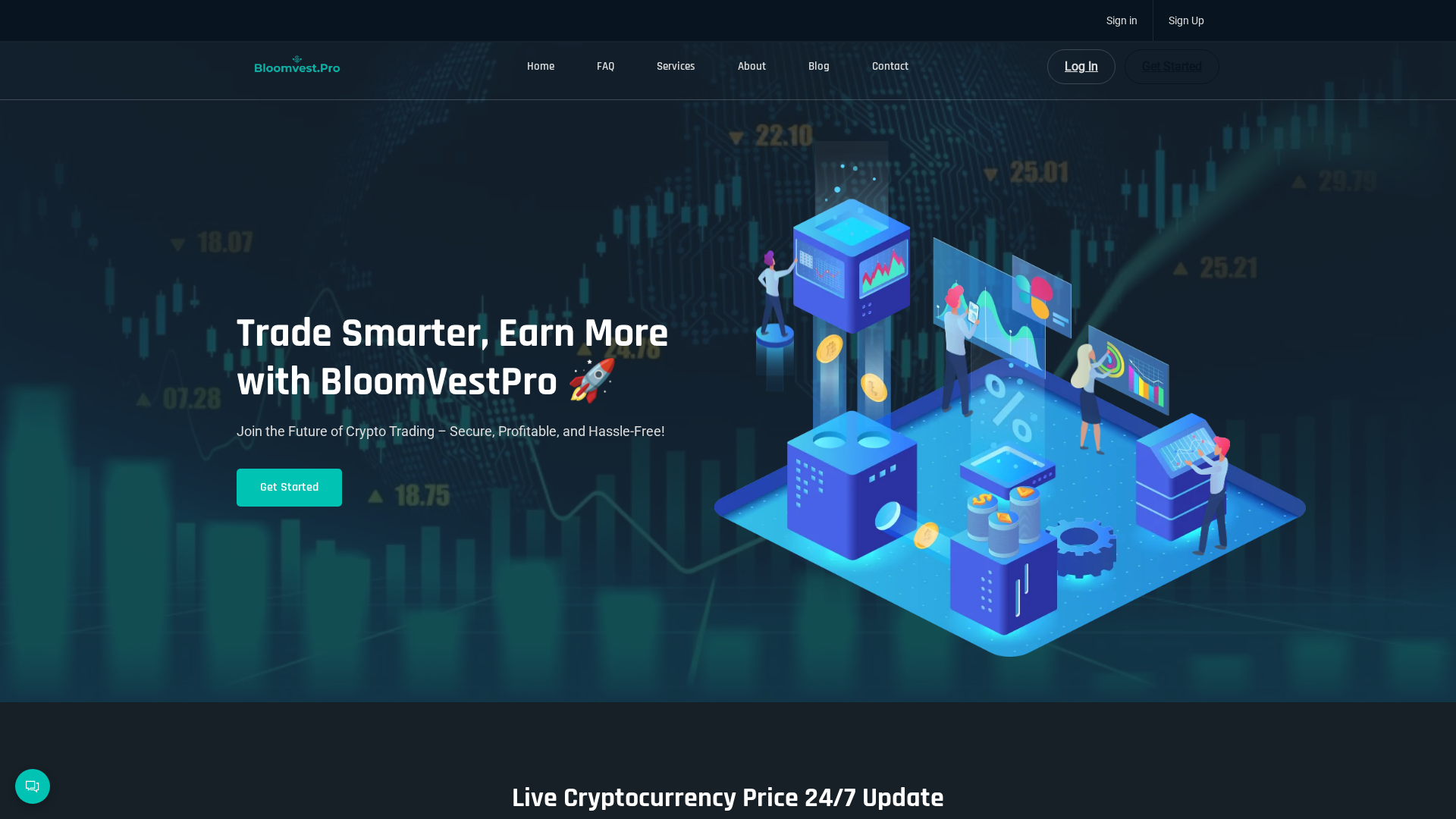 Screenshot of bloomvest.pro