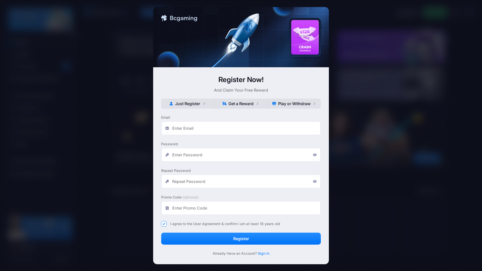 Screenshot of bcgaming.club
