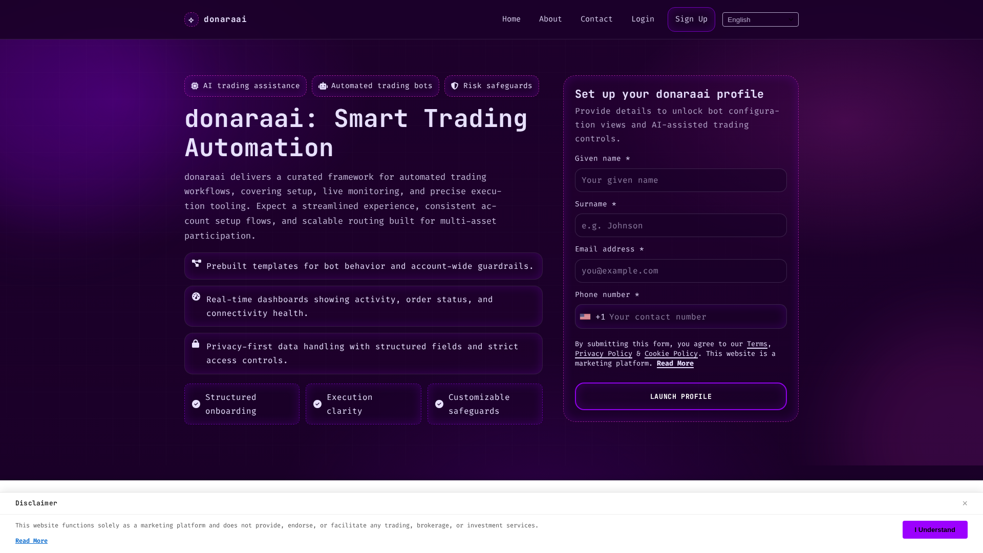 Screenshot of donaraai.pro