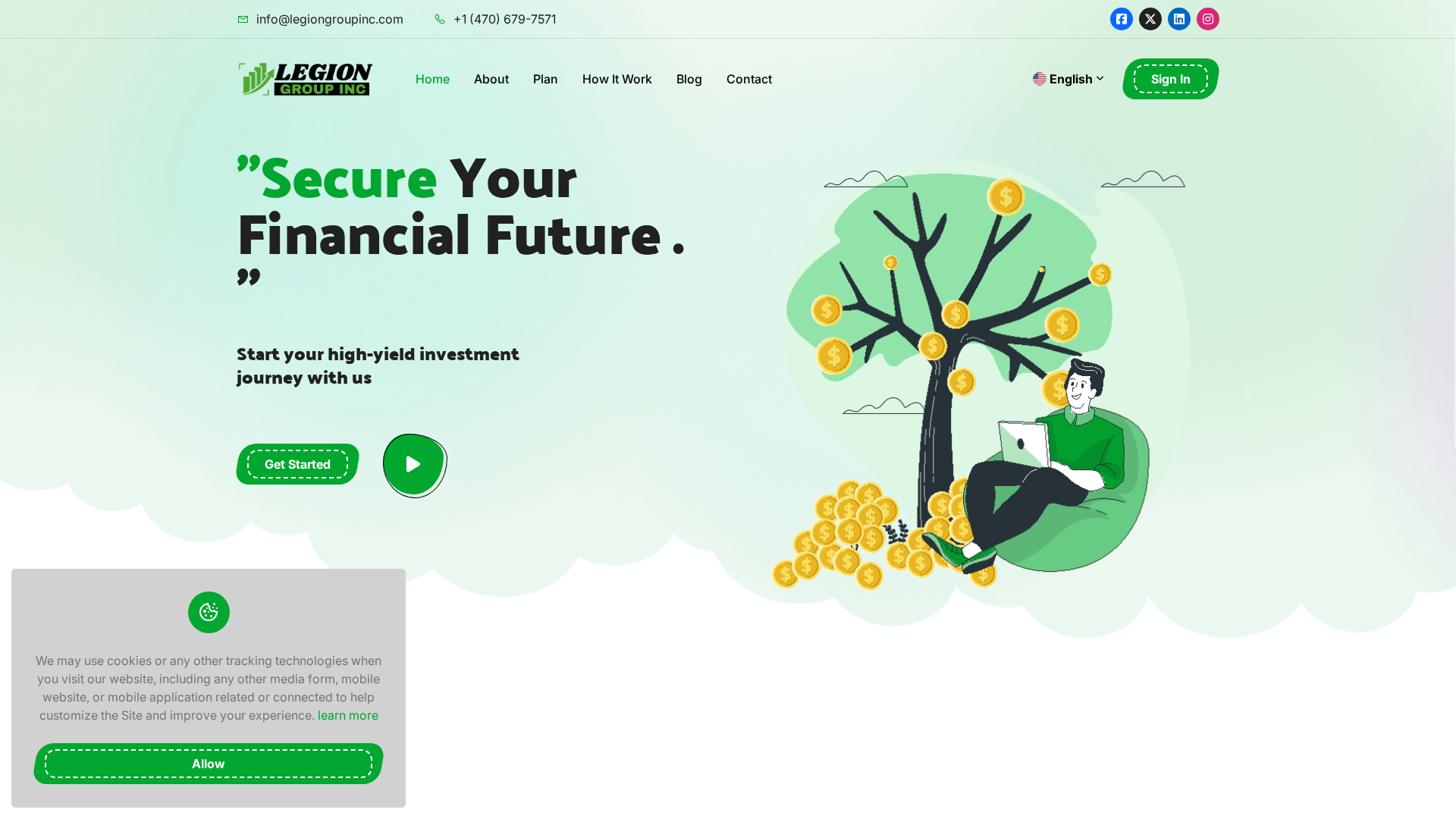 Screenshot of legiongroupinc.com