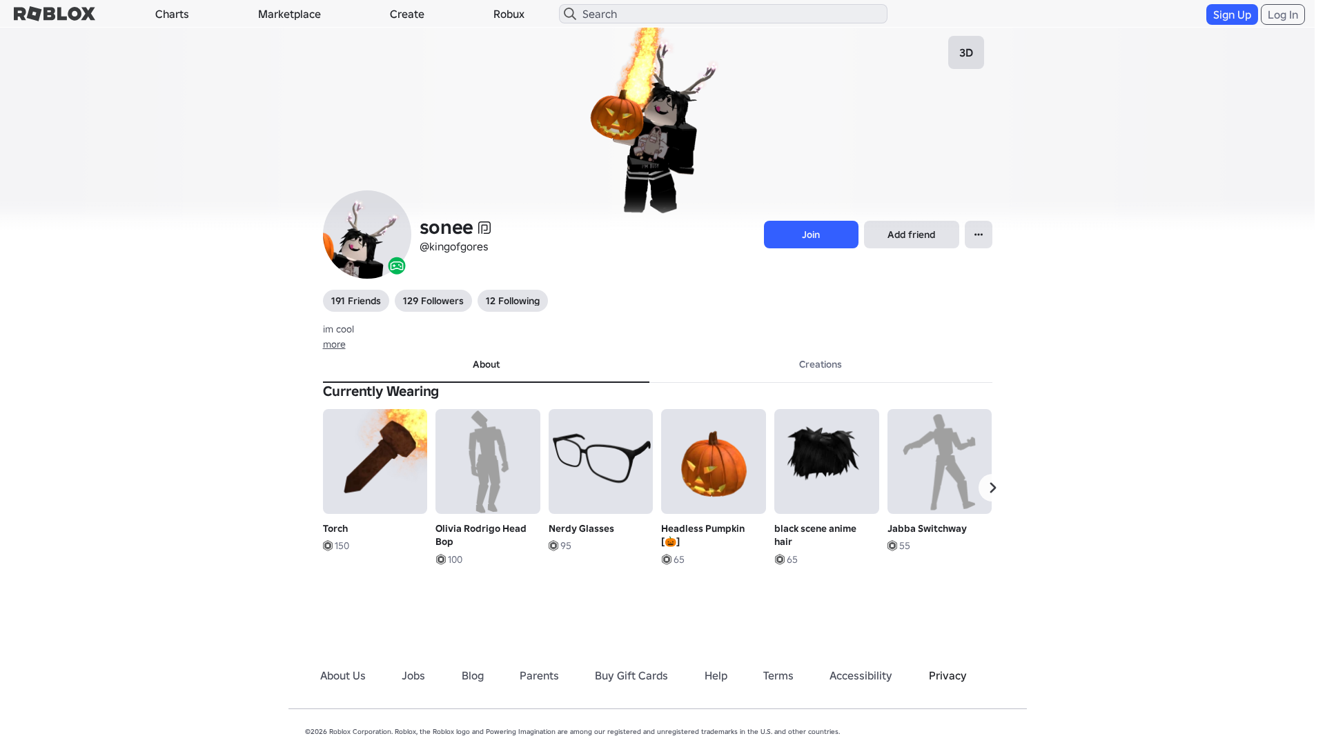 Screenshot of www.roblox.com.ml