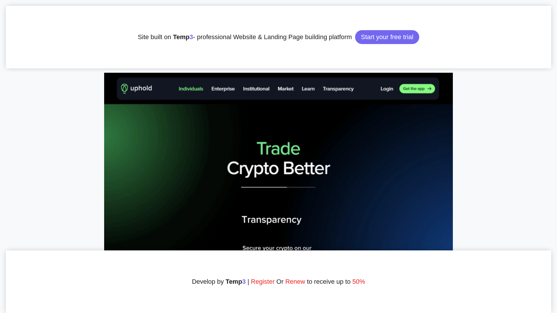Screenshot of learn-uphoold-log-in.tem3.io