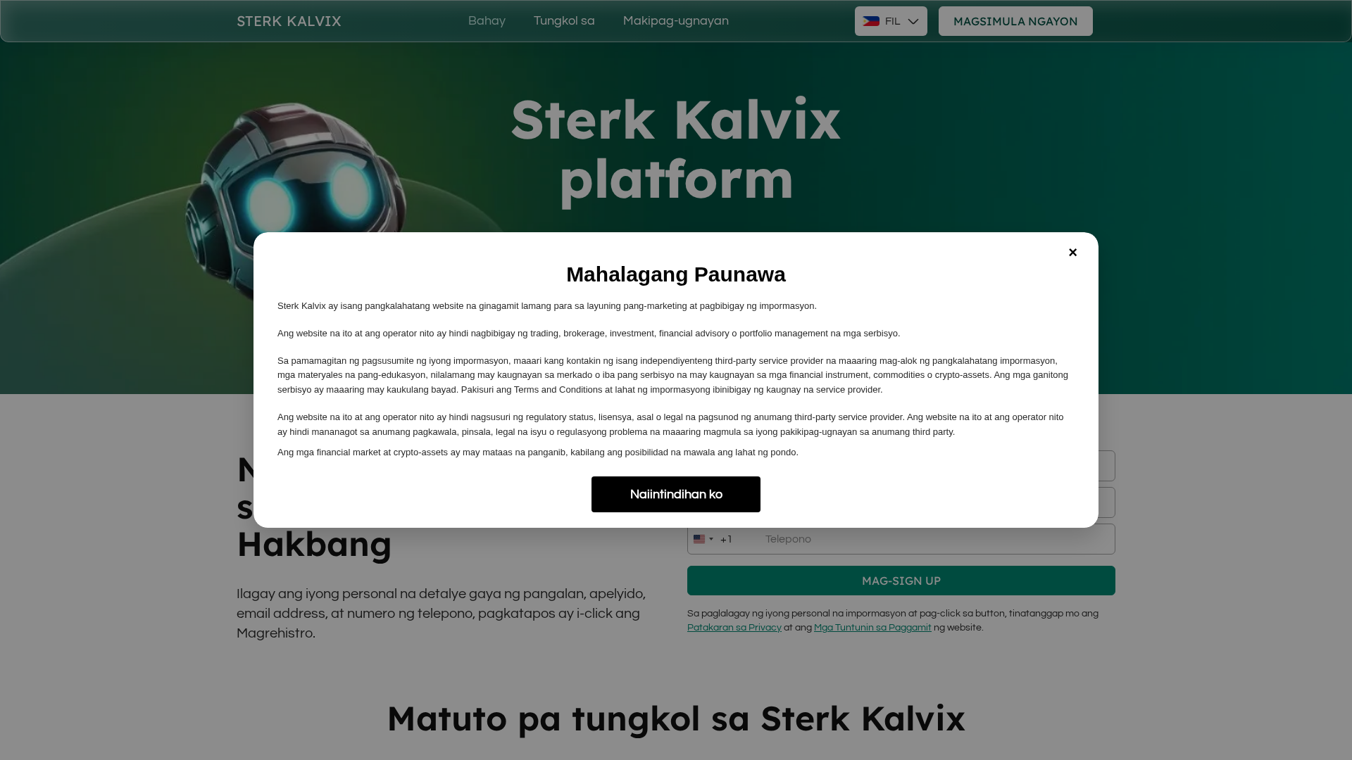 Screenshot of sterkkalvix-fil.live
