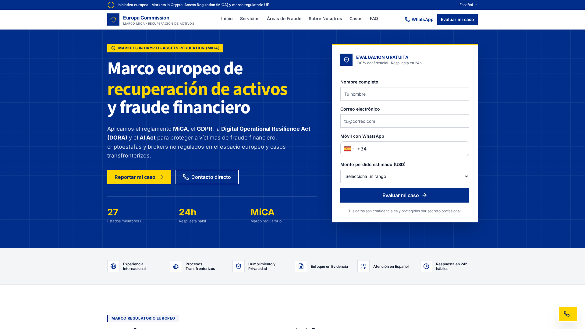 Screenshot of europacommission.com
