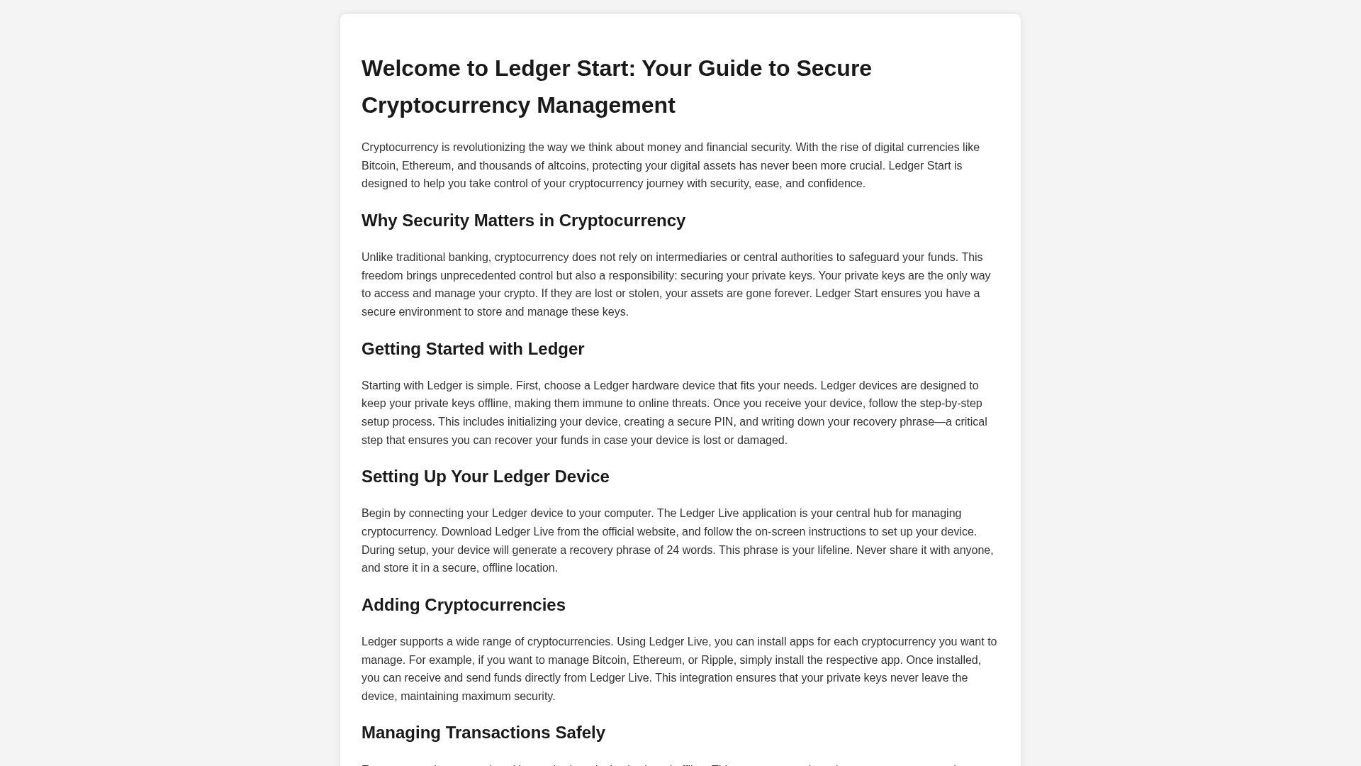 Ledger