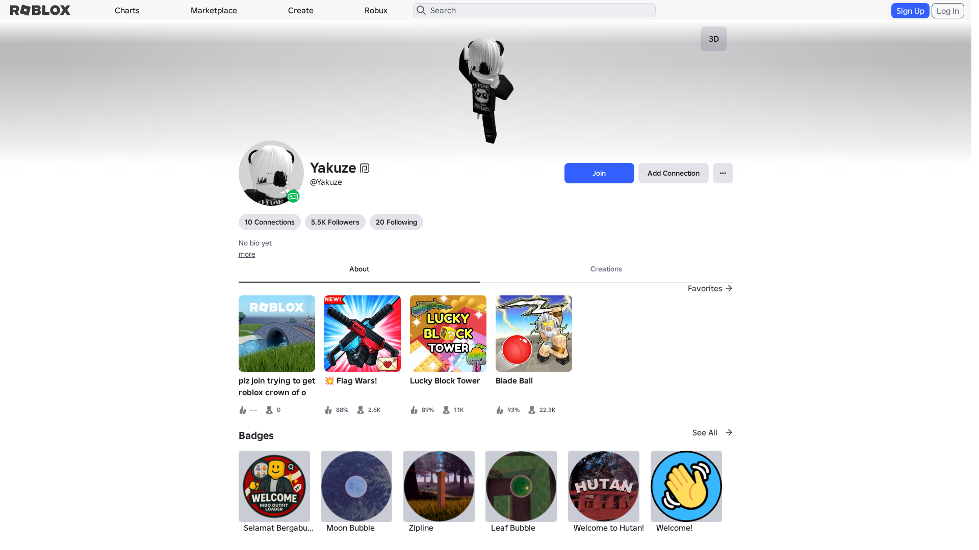 Screenshot of rblox.me