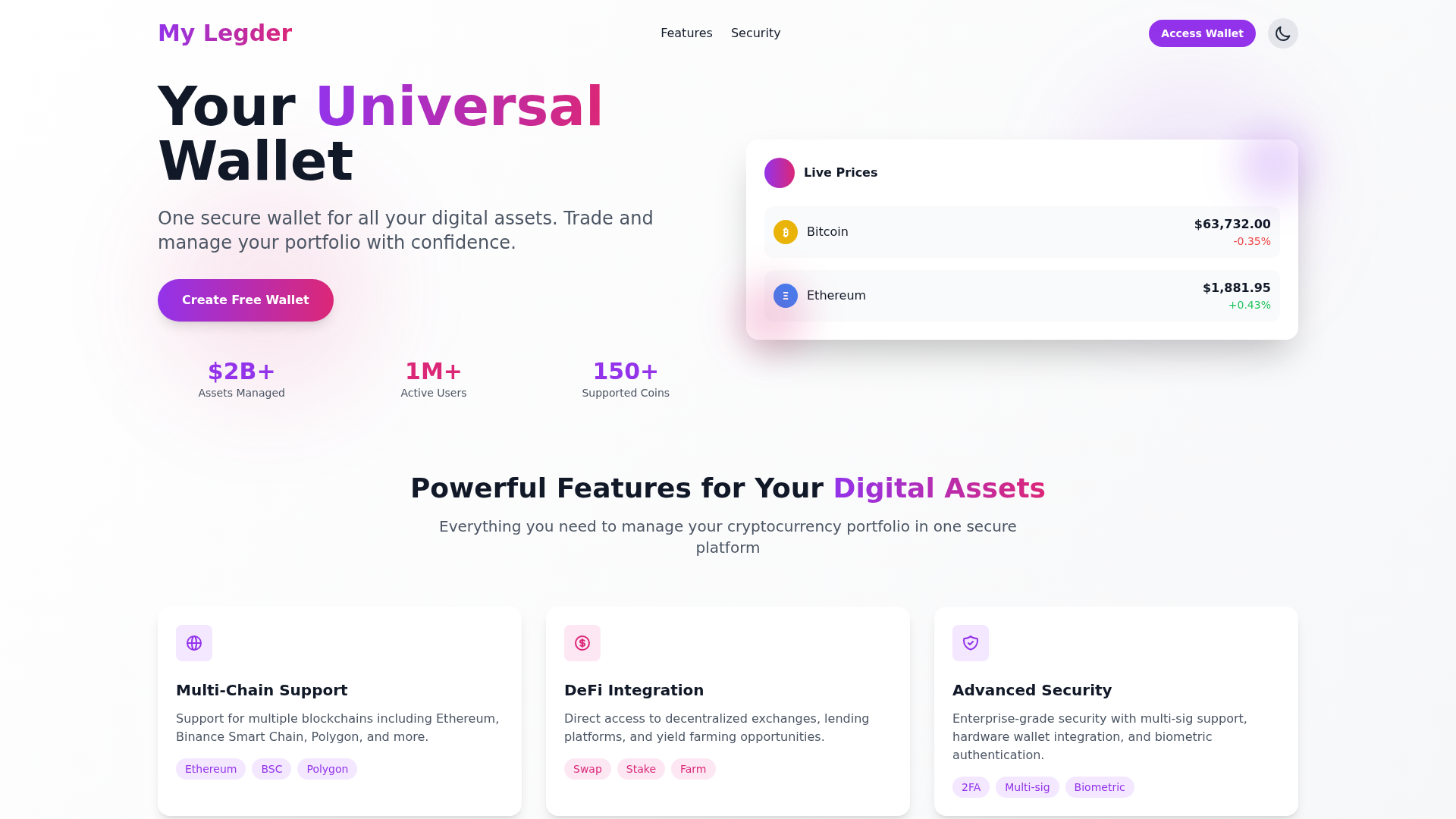 Screenshot of dappfixchain.com
