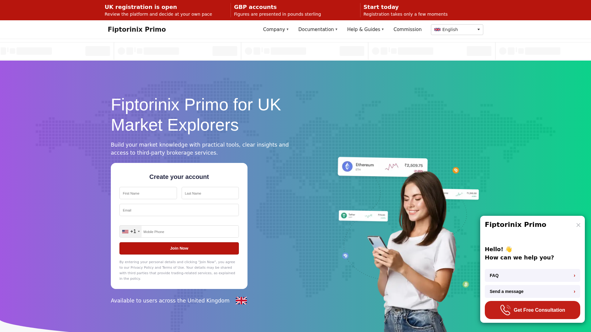 Screenshot of fiptorinix-primo.arbinio.com