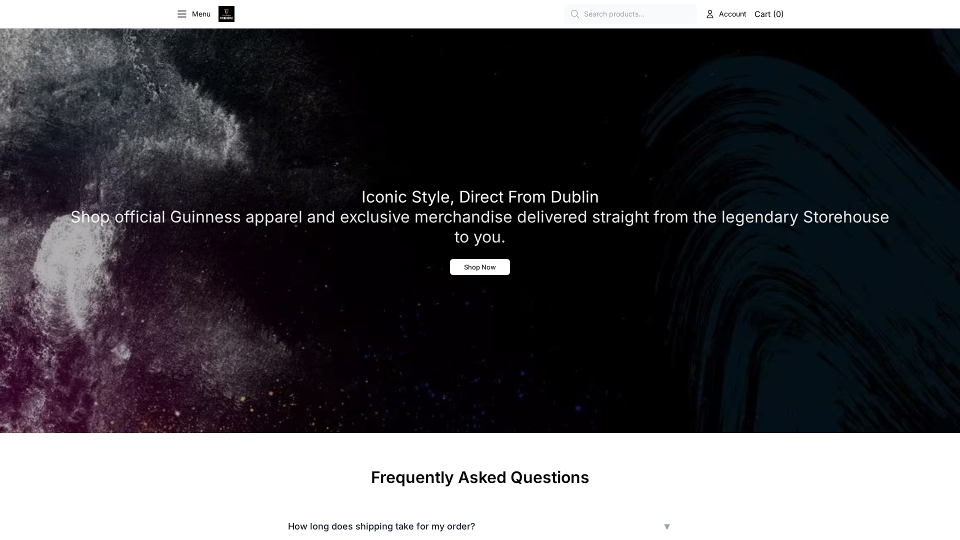 Screenshot of myguinnessstorehouse.shop
