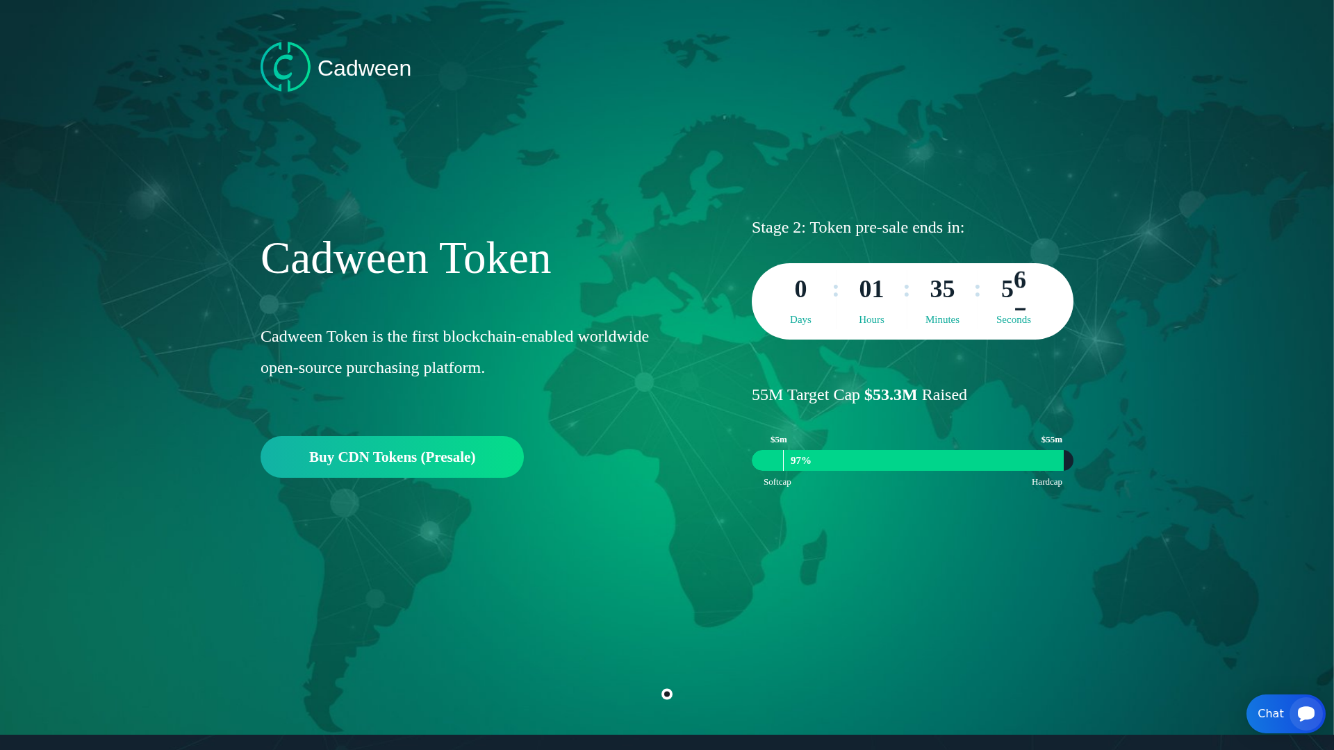 Screenshot of cadween-official.com
