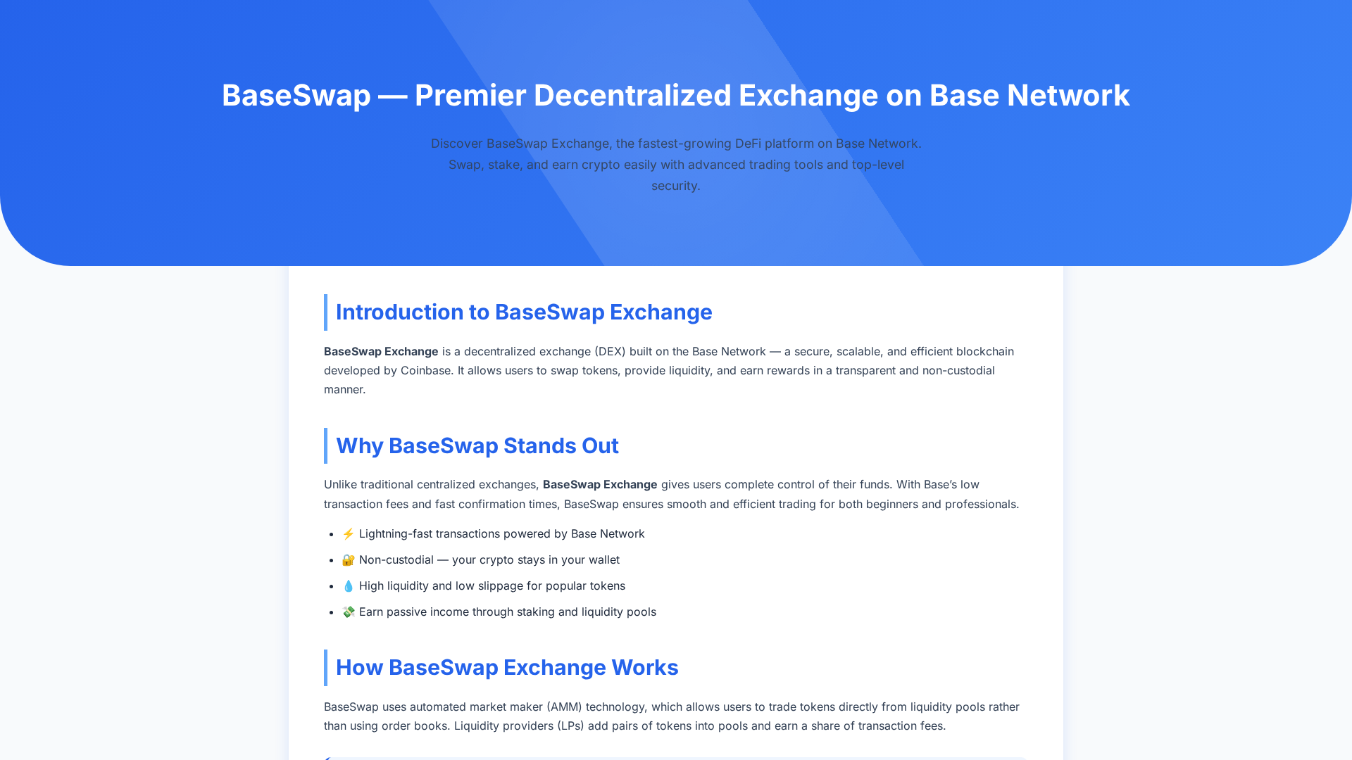 Screenshot of learn-baseswap-xchange.pages.dev
