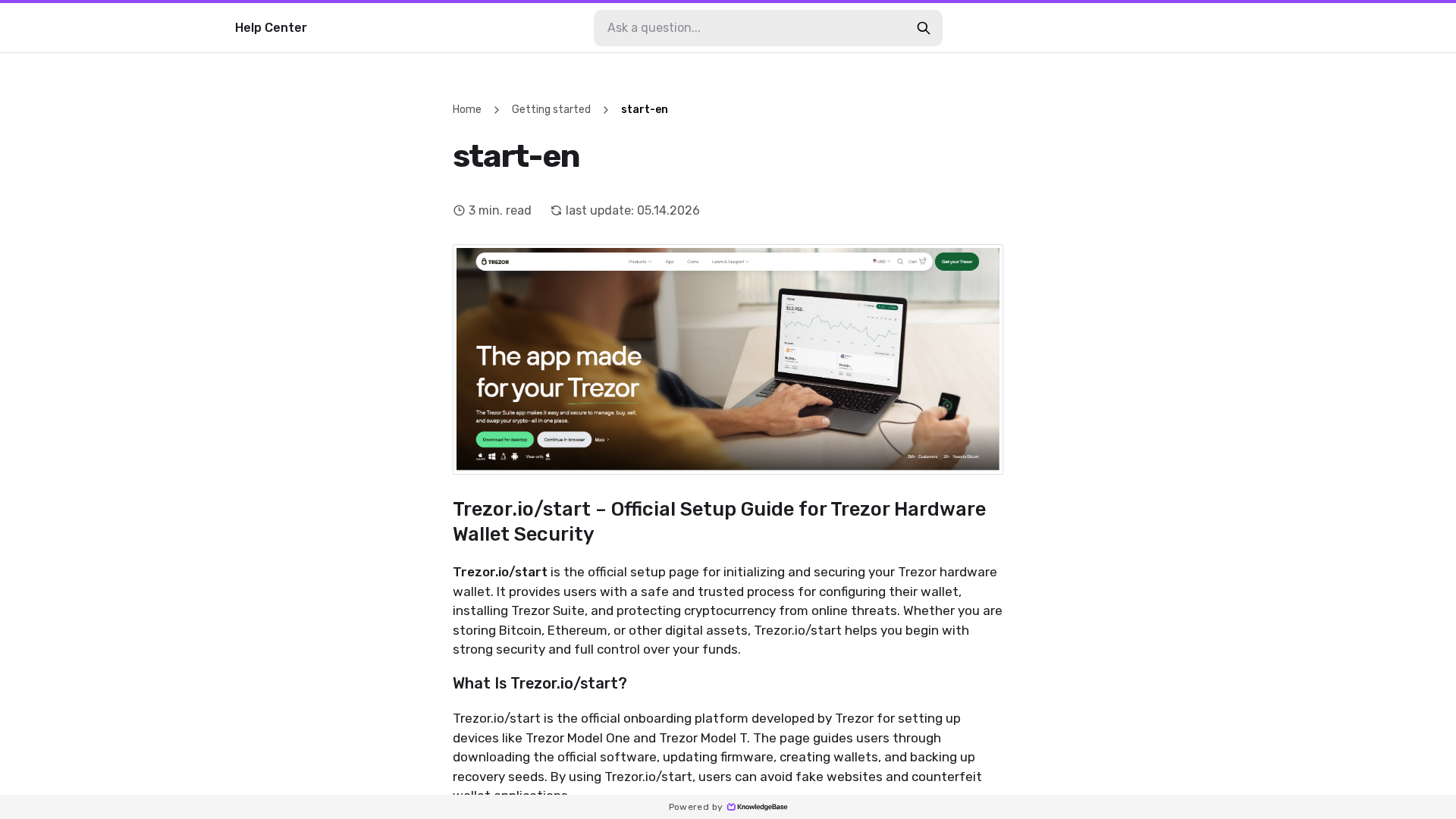 Screenshot of iotrezur-start.kb.help