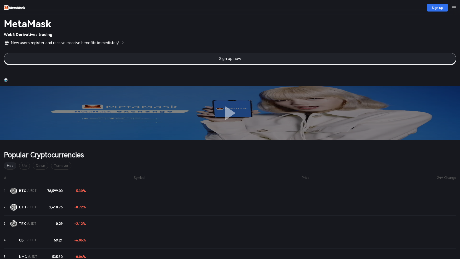Screenshot of h5.metamaskvip.top