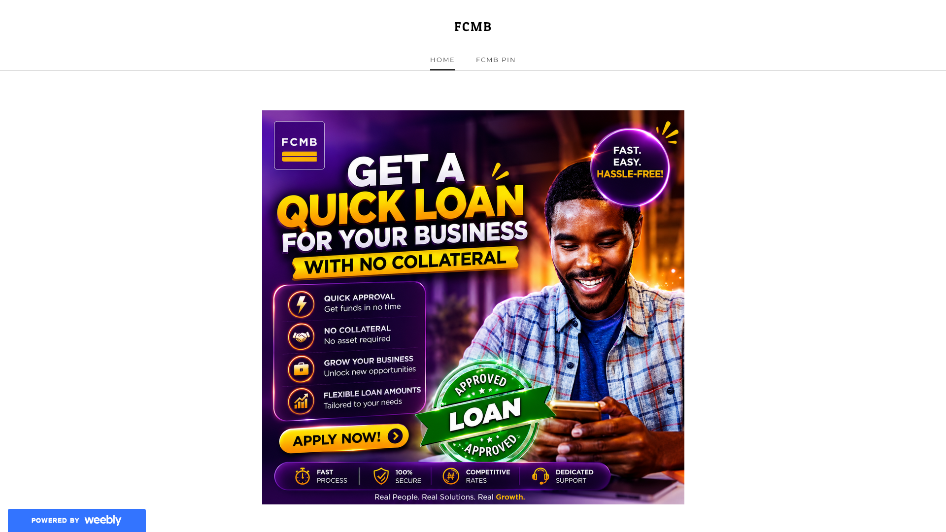 Screenshot of fcmbfastloan112.weebly.com